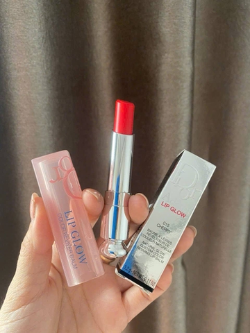 Son Dưỡng Dior Addict Lip Glow 015 Cherry – Màu Đỏ Cherry