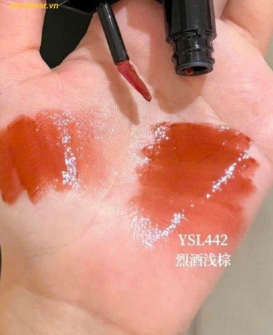 Son Kem YSL Vinyl Cream 442 Limited Edition - Cam Đất Vân Đá