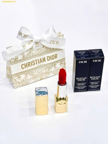 Son Dior 999 Velvet Limited Edition Phiên bản Golden Case