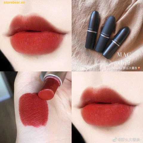 Son MAC 602 Chili Màu Đỏ Gạch (Fullbox)