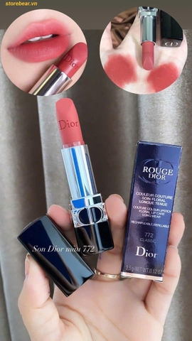 Son Dior Rouge Dior Couture Velvet 772 Classic Rosewood Màu Hồng Đất
