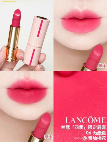 Son Lancôme L’Absolu Rouge Drama Matte 06 Hồng Sen