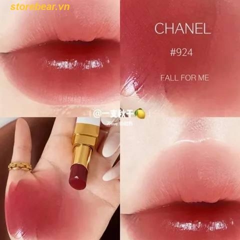 Son Chanel Rouge Coco Baume 924 Màu Đỏ Đất Fullbox