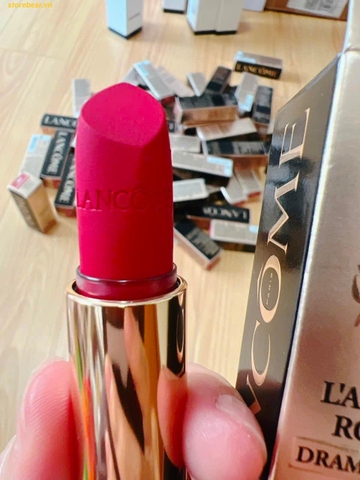 Son Lancome 82 Tapis Rouge Đỏ Hồng - Drama Matte