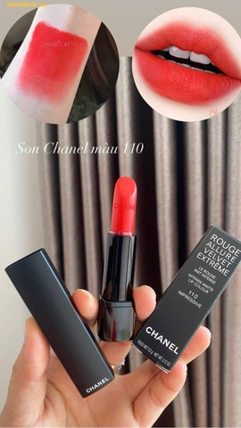 Son Chanel 110 Impressive - Đỏ Cam