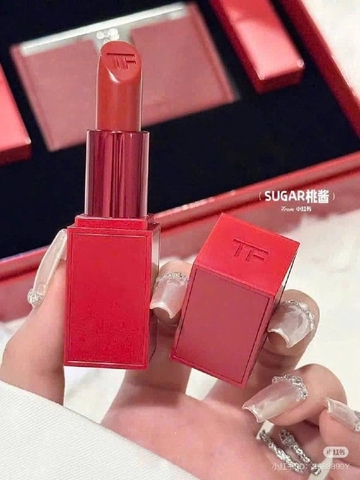 Son Tom Ford Lip Color Matte Limited Edition 100 Earl Grey Rouge Vỏ Đỏ màu trà sữa