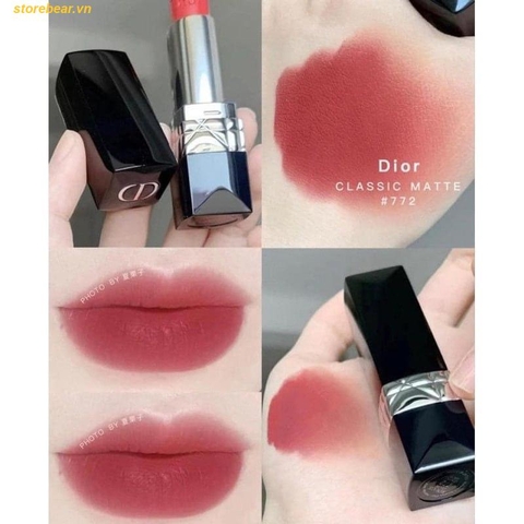 Son Dior Rouge Dior Couture Velvet 772 Classic Rosewood Màu Hồng Đất