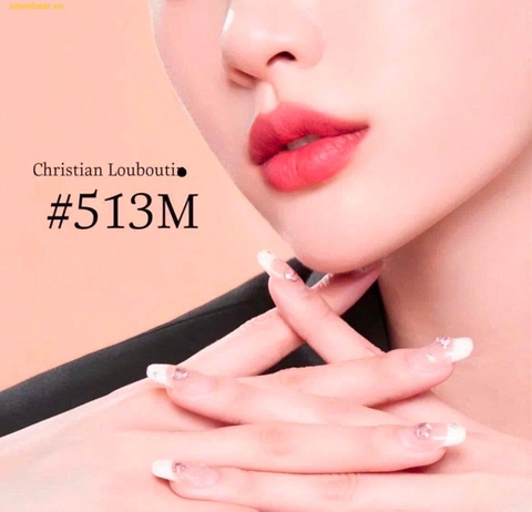 Son Louboutin 513M Porto Pomelo Màu Hồng Cam - Fullbox