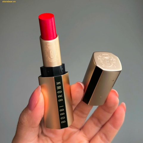 Son Bobbi Brown Luxe Matte Lipstick 878 - Red Carpet Đỏ thuần  - Fullbox