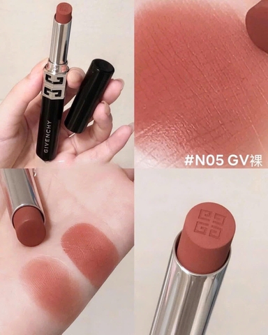 Son Givenchy Le Rouge Velvet Matte Long-Lasting Lipstick N05 George Màu Nude