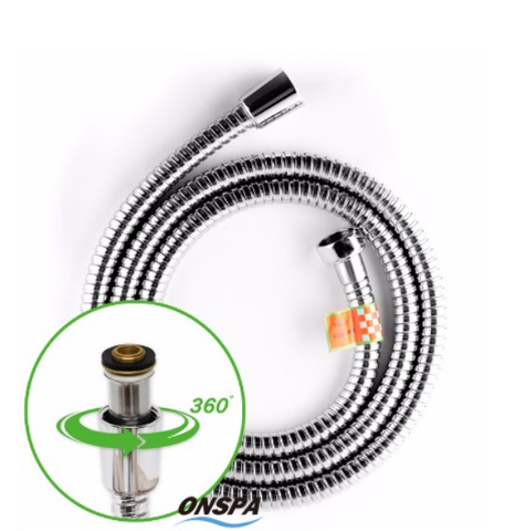 Dây Tắm Cao Cấp Inox 304 Xoay 360° Onspa 1.5m – Chống Rỉ Sét, Siêu Bền, Tiện Lợi!