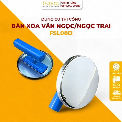 Bàn Xoa Inox Tròn Tạo Vân Ngọc · ảnh 2