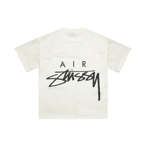 Áo Thun Lưới Nike x Stussy - Kem