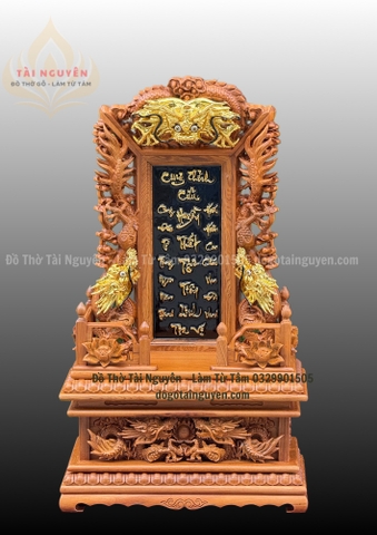 Long vị Cửu Huyền Thất Tổ (GỖ NGỌC AM)