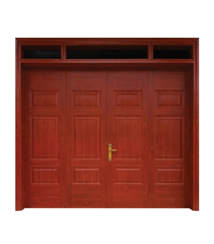 Cửa thép vân gỗ Jagning 4 cánh cân LP-4D-05