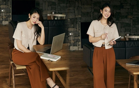 Áo khoác công sở nữ ghi điểm phong cách tại nơi làm việc