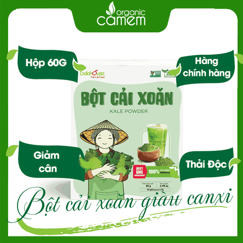 Bột Cải Xoăn Hữu Cơ Dalahouse