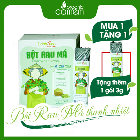 Bột Rau Má Dalahouse – Làm Mát, Đẹp Da, Tiện Lợi Mỗi Ngày