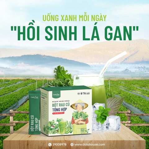 Bột Rau Củ Tự Nhiên Dalahouse