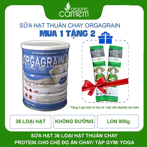 Sữa Hạt Chay Orgagrain - Nguồn Dinh Dưỡng Từ 36 Loại Hạt