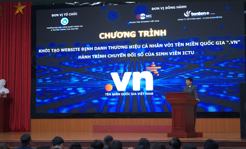 SINH VIÊN TRƯỜNG ĐẠI HỌC CÔNG NGHỆ THÔNG TIN VÀ TRUYỀN THÔNG THÁI NGUYÊN (ICTU) BƯỚC VÀO KỶ NGUYÊN SỐ VỚI TÊN MIỀN ID.VN – XÂY DỰNG THƯƠNG HIỆU CÁ NHÂN TRÊN INTERNET