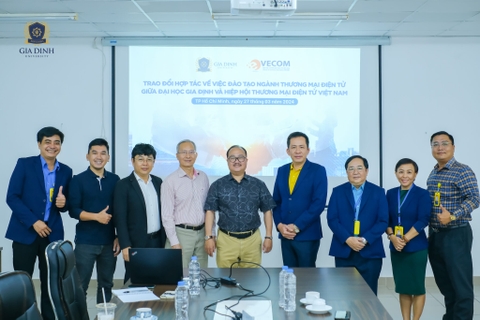 VECOMNET và Trường đại học Gia Định “bắt tay” mở ra cơ hội lớn cho sinh viên Ngành thương mại điện tử