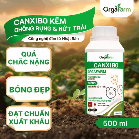 Canxi Bo ORGAFARM Chống Rụng Trái, Nứt Trái - 0,5L