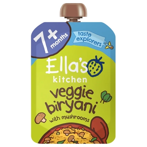 Túi dinh dưỡng hữu cơ vị mặn Ella’s Kitchen cho bé từ 7tháng