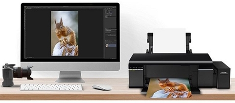 Máy in phun màu Epson L805 - 6 màu, Wifi  chính hãng giá tốt