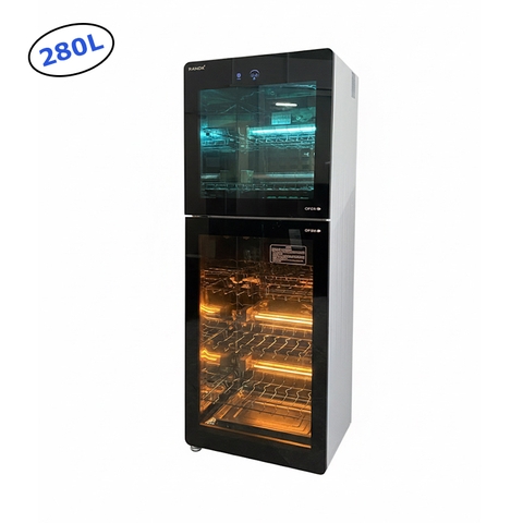 Tủ sấy bát đĩa Ranox 280L cao cấp, khử khuẩn với công nghệ Ozone tiên tiến