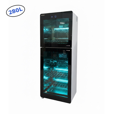 Tủ sấy tiệt trùng 280L, công nghệ khử khuẩn tiên tiến UV kết hợp Ozone