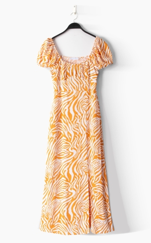 Đầm Suông Xẻ Tà PMC Vnxk Nhiều Màu-TPSRFXT323