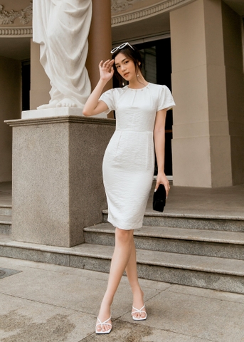 Đầm Mentosa Tapta Form Bút Chì Tay Xòe - K1MA4250820
