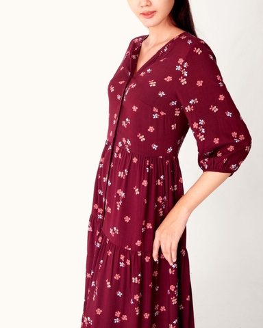 Đầm Vnxk Ex Tay Dài 4 Màu-SXM310522