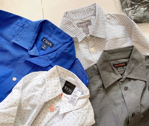 Áo Sơ Mi Em Bé Trai Vnxk Nhiều Màu-FSASX0725