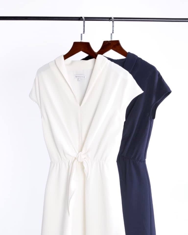 Đầm Warehouse Tay Con Cổ Bẻ Chữ V - L0312231218