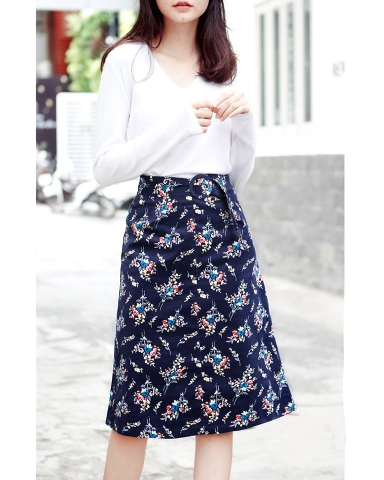 Chân Váy Nhung - R14010402182