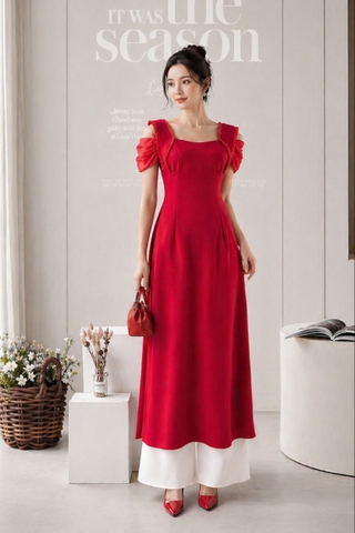 Áo Dài Mentosa Cutcup-MTS206012501