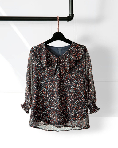 Áo Voan Tay Lỡ Xuất Hàn 3 Họa Tiết-FSAH062225