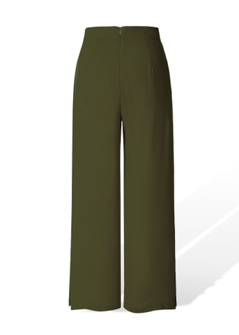 Quần Tây Ống Suông Katosa Phối Nút 3 Màu-QAT03011