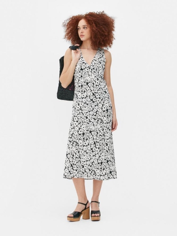 Đầm PMC Họa Tiết Hoa 2 Màu-TPSRD290523