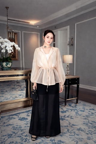 Áo Tơ Mentosa Rút Eo Mentosa 2 Màu-ATMTS220925L1