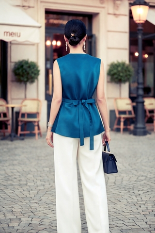 Áo Gile Vest Mentosa Đắp Chéo-VMTS130925L1