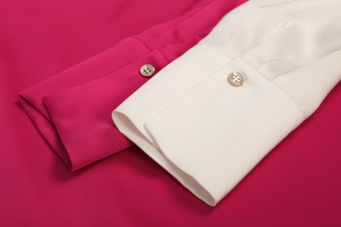 Áo Lụa Suông Tay Dài Mentosa 2 Màu-AMTS050925L1