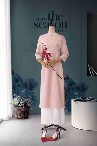 Áo Dài Mentosa Gấm Hoa-MTS310122401