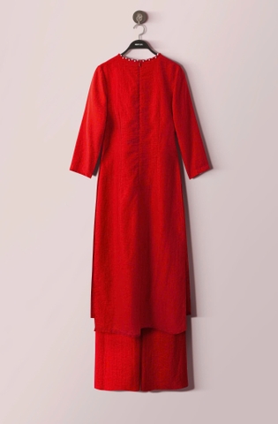 Áo Dài Mentosa Hoa Rum-KTS212122401