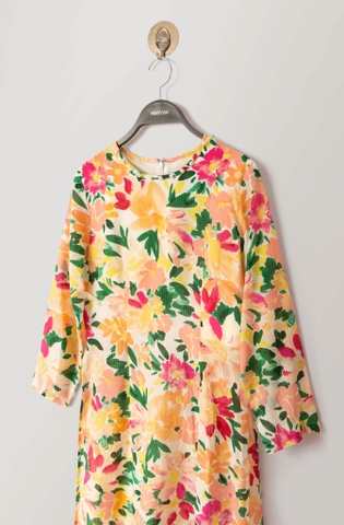 Áo Dài Mentosa Tơ Hoa-MTS321122401