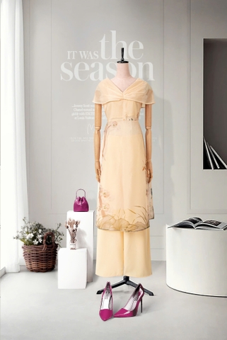 Áo Dài Mentosa Xuân Thì 3 Màu-MTS3214112404