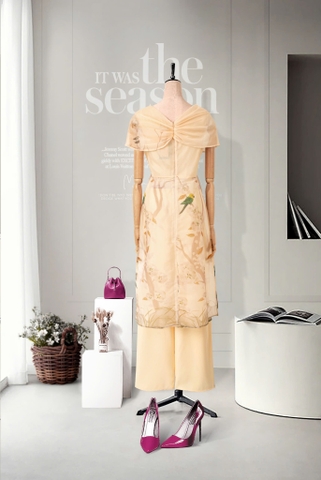 Áo Dài Mentosa Xuân Thì 3 Màu-MTS3214112404