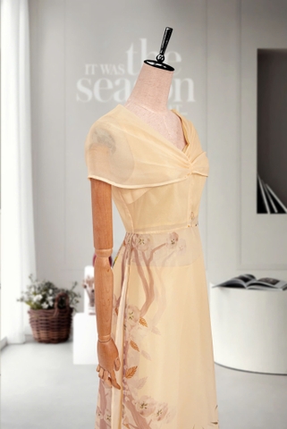 Áo Dài Mentosa Xuân Thì 3 Màu-MTS3214112404